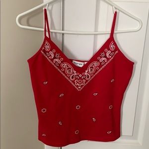 Summer spaghetti strapped top